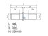 DT Spare Parts - Wheel bolt, complete, M22 x 2, LTh1: 43 mm, LTh2: 28 mm, Lu: 48 mm, D: 32 mm, L: 110 mm, 10.9 - 10.10040 - 10 Pack