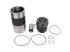 DT Spare Parts - Piston with liner, D: 128 mm - 3.90134