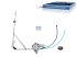 DT Spare Parts - Window regulator, right, electrical, with motor - 7.70053