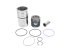 DT Spare Parts - Piston with liner, D: 131 mm - 2.90116