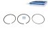 DT Spare Parts - Piston ring kit, D: 131 mm - 2.90125