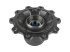 DT Spare Parts - Wheel hub, with bearing, d1: 120 mm, d2: 150 mm, D: 380 mm, 10 bores, b: 22 mm, P: 335 mm, M136 x 2,5, H: 224 mm - 10.10425