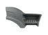 DT Spare Parts - Step well case, right, black, with mounting holes - 7.72027