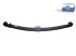 DT Spare Parts - Leaf spring, 1x25 + 2x26 - 7.11001