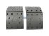 DT Spare Parts - Brake shoe kit, with linings - 7.92404