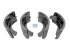 DT Spare Parts - Brake shoe kit, with linings - 7.92405