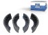 DT Spare Parts - Brake shoe kit, with linings - 7.92401