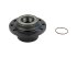 DT Spare Parts - Wheel hub, with bearing, d1: 138 mm, d2: 138 mm, D: 270 mm, 10 bores, b: 22 mm, H: 148 mm - 10.30408
