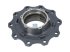 DT Spare Parts - Wheel hub, without bearings, d1: 165 mm, d2: 165 mm, D: 380 mm, 10 bores, b: 22 mm, H: 134.5 mm - 10.30411