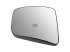DT Spare Parts - Mirror glass, wide view mirror, left, heated, R: 300 mm - 4.65746
