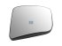 DT Spare Parts - Mirror glass, wide view mirror, right, heated, R: 300 mm - 4.65747