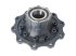 DT Spare Parts - Wheel hub, with bearing, d1: 130 mm, d2: 150 mm, D: 380 mm, 10 bores, b: 22 mm, H: 187 mm - 4.64659