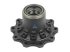 DT Spare Parts - Wheel hub, with bearing, d1: 140 mm, d2: 152 mm, D: 376 mm, 10 bores, b: 23.1 mm, P: 335 mm, H: 212 mm - 10.20405