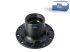 DT Spare Parts - Wheel hub, without bearings, d1: 150 mm, d2: 200 mm, D: 380 mm, 10 bores, b: 22 mm, P: 335 mm, M155 x 3, H: 285 mm - 10.10422