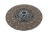 DT Spare Parts - Clutch disc, D: 430 mm, 24 teeth - 6.40134