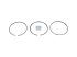 DT Spare Parts - Piston ring kit, D: 120 mm - 6.91175