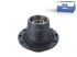 DT Spare Parts - Wheel hub, with bearing, d1: 150 mm, d2: 200 mm, D: 380 mm, 10 bores, b: 22 mm, P: 335 mm, M155 x 3, H: 285 mm - 10.10429