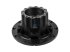 DT Spare Parts - Wheel hub, without bearings, d1: 145 mm, d2: 160 mm, D: 369 mm, 10 bores, b: 22 mm, H: 230 mm - 3.67636