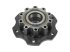 DT Spare Parts - Wheel hub, with bearing, d1: 140 mm, d2: 140 mm, D: 121.5 mm, 6 bores, b: 18 mm, H: 290 mm - 3.67639