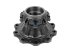 DT Spare Parts - Wheel hub, without bearings, d1: 138 mm, d2: 138 mm, D: 383 mm, 10 bores, b: 25 mm, H: 154 mm - 5.20173