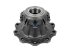 DT Spare Parts - Wheel hub, with bearing, d1: 138 mm, d2: 138 mm, D: 383 mm, 10 bores, b: 25 mm, H: 154 mm - 5.20174