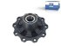 DT Spare Parts - Wheel hub, with bearing, d1: 120 mm, d2: 150 mm, D: 380 mm, 10 bores, b: 22 mm, P: 335 mm, M125 x 2, H: 205 mm - 10.10432