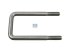 DT Spare Parts - U-bolt, r: 6 mm, M14 x 1,5, LTh: 44 mm, L: 150 mm, w: 71 mm - 7.11033 - 2 Pack