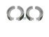 DT Spare Parts - Brake shoe kit, with linings, D: 160 mm, W: 40 mm - 4.91489