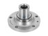 DT Spare Parts - Wheel hub, without bearings, d1: 29.3 mm, d2: 76.5 mm, D: 154 mm, D2: 49 mm, 5 bores, M14 x 1,5, H: 105 mm - 6.54008
