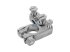 DT Spare Parts - Battery terminal, 3x M8, M6 - 9.78018