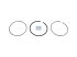 DT Spare Parts - Piston ring kit, D: 83 mm - 4.92037