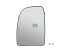 DT Spare Parts - Mirror glass, main mirror, left, heated, W: 191 mm, H: 264 mm - 12.83403
