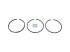 DT Spare Parts - Piston ring kit, D: 144 mm - 2.90126