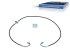 DT Spare Parts - Hose line, cabin tilt, D: 9 mm, M12 x 1,5, L: 1280 mm, L1: 1235 mm, 362 bar - 3.84076