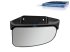 DT Spare Parts - Mirror glass, wide view mirror, right, W: 127 mm, H: 255 mm - 12.83406