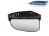 DT Spare Parts - Mirror glass, wide view mirror, left, W: 127 mm, H: 255 mm - 12.83405