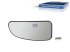 DT Spare Parts - Mirror glass, wide view mirror, left, heated, W: 118 mm, H: 188 mm - 12.83409