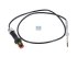 DT Spare Parts - Exhaust gas temperature sensor, M16 x 1,5, SW: 17, L: 875 mm, L: 750 mm, 2 poles - 5.44019