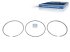 DT Spare Parts - Piston ring kit, D: 144 mm - 2.90127