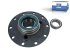 DT Spare Parts - Wheel hub, with bearing, d1: 140 mm, d2: 160 mm, D: 376.5 mm, 10 bores, b: 25 mm, H: 210 mm - 6.54019