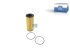 DT Spare Parts - Oil filter insert, d1: 16 mm, d2: 44 mm, D: 109 mm, H: 242.5 mm - 5.45164