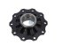 DT Spare Parts - Wheel hub, without bearings, d1: 120 mm, d2: 147 mm, D: 380 mm, 10 bores, b: 22 mm, H: 145.5 mm - 10.30419