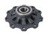 DT Spare Parts - Wheel hub, with bearing, d1: 120 mm, d2: 147 mm, D: 380 mm, 10 bores, b: 22 mm, H: 145.5 mm - 10.30431