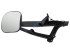 DT Spare Parts - Front mirror, with cover, R: 250 mm, W: 220 mm, H: 220 mm - 4.69069
