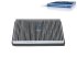 DT Spare Parts - Cabin air filter, activated carbon, without frame, L: 261 mm, W: 168 mm, H: 54 mm - 5.62401
