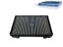 DT Spare Parts - Cabin air filter, activated carbon, with frame, L: 261 mm, W: 168 mm, H: 54 mm - 5.62401SP