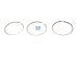 DT Spare Parts - Piston ring kit, D: 130 mm - 4.90970