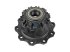 DT Spare Parts - Wheel hub, with bearing, d1: 119.7 mm, d2: 124.7 mm, D: 383 mm, 10 bores, b: 25 mm, P: 335 mm, H: 134 mm - 5.20170