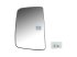 DT Spare Parts - Mirror glass, main mirror, heated, R: 1200 mm, S: 26 mm - 6.75100
