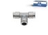 DT Spare Parts - T-connector, brass, D: 10 mm - 9.85930 - 10 Pack